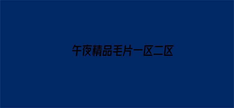 >午夜精品毛片一区二区三区横幅海报图