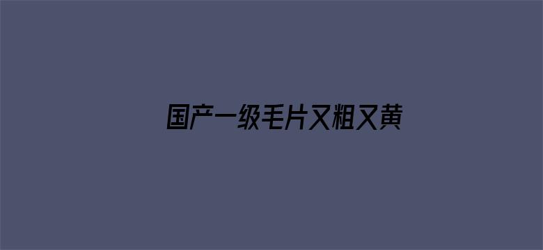 >国产一级毛片又粗又黄又硬横幅海报图