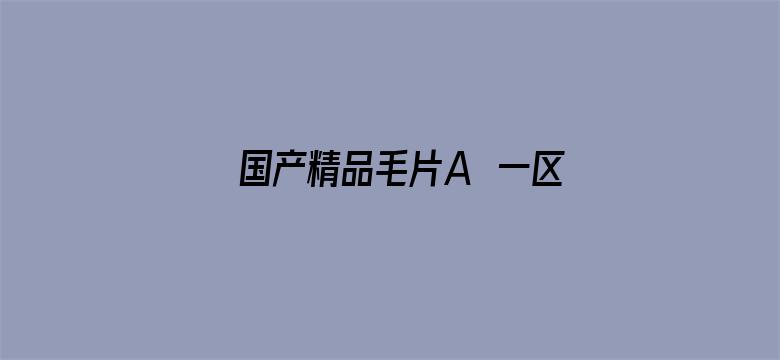 >国产精品毛片A∨一区二区三区横幅海报图