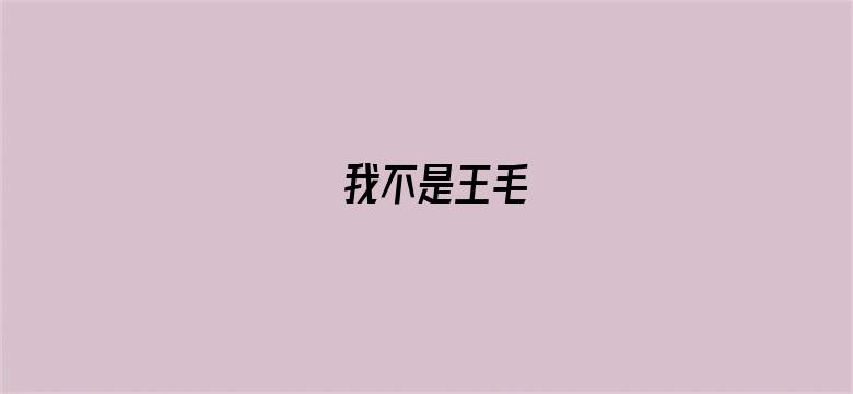 我不是王毛