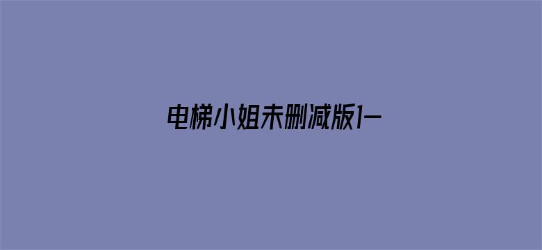 >电梯小姐未删减版1-4横幅海报图