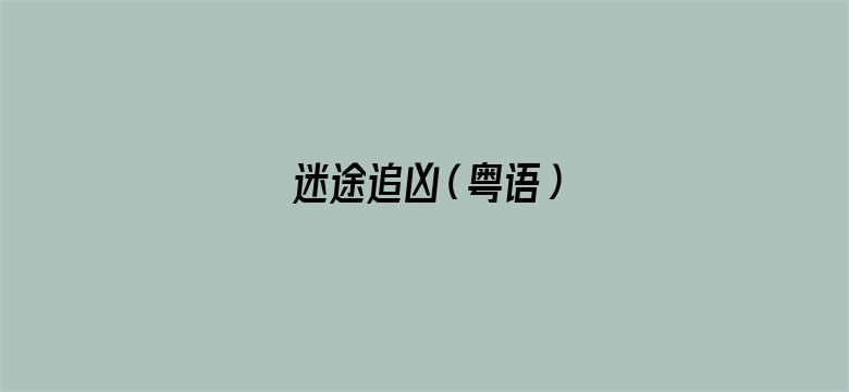 迷途追凶（粤语）