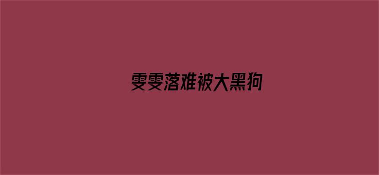 >雯雯落难被大黑狗横幅海报图